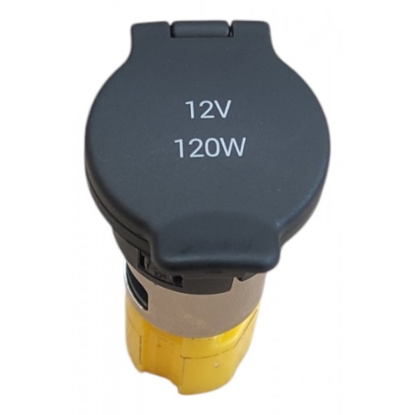 Acendedor Tomada 12v 120w Byd Dolphin Gs 180ev 2024 2025 Preto