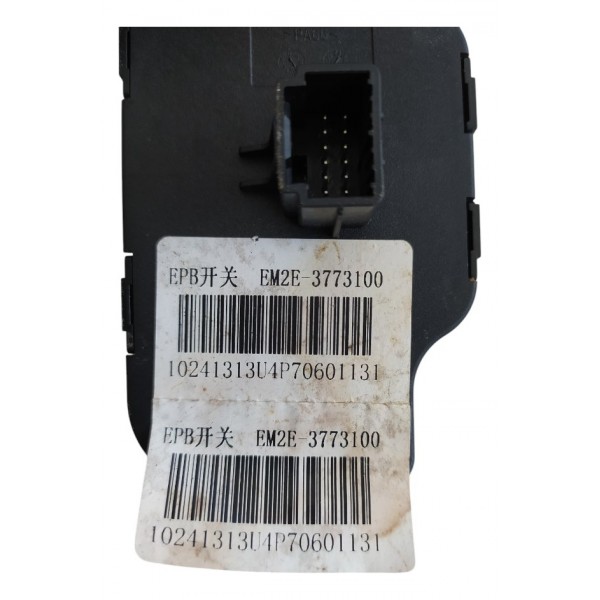 Botão Freio Estacionamento Byd Dolphin Gs 180ev 2024 Prateado