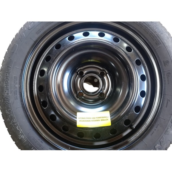 Roda Pneu Estepe Wanli Aro 16 Byd Dolphin Gs 180ev 2024 Preto