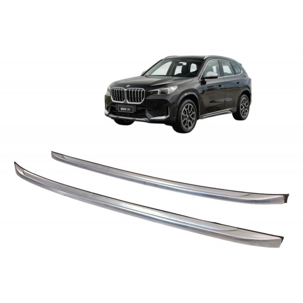 Par Rack Teto Longarina Bmw X1 Drive 2010 2011 2012 A 2014 Prateado
