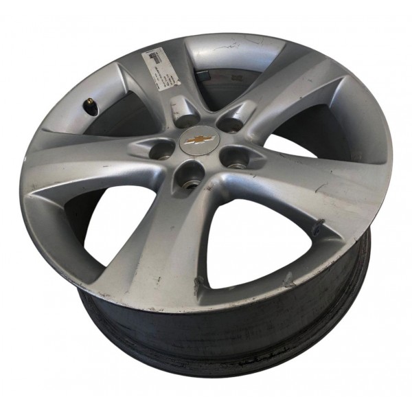 Roda Liga Aro 17 Chevrolet Cruze 2012 2013 2014 A 2016 Prateado