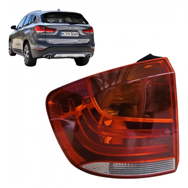 Lanterna Traseira Esquerda Bmw X1 2010 2011 A 2014 Detalhe Esquerdo/motorista Vermelho