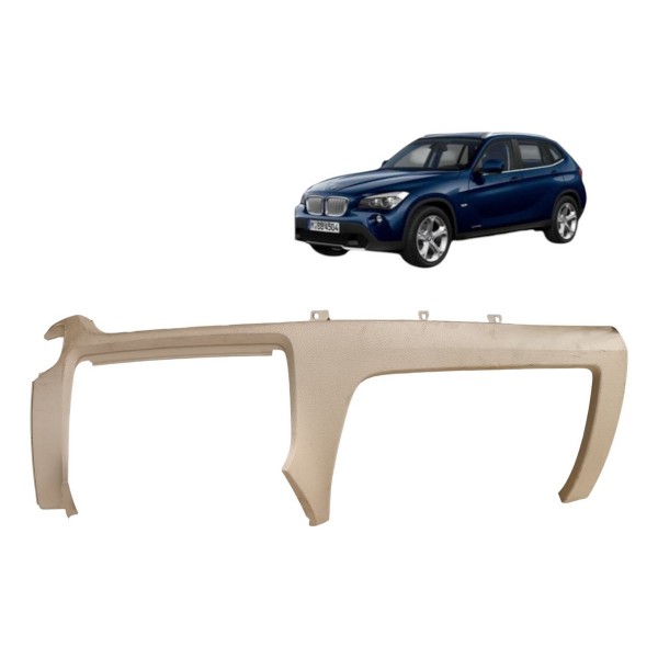 Acabamento Moldura Interna Painel Bmw X1 2009 2010 A 2014 Bege