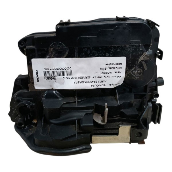 Fechadura Porta Dianteira Esquerda Bmw X1 2013 2014 2015