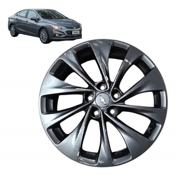 Roda Aro 17 Gm Cruze 2017 2018 2019 2020 Original Cinza