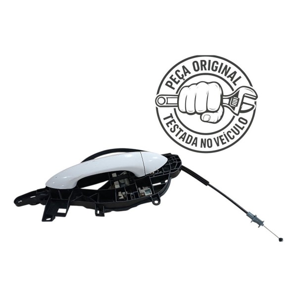 Maçaneta Porta Externa Gm Cruze 2017 2020 Traseira Esquerda Branco Traseira