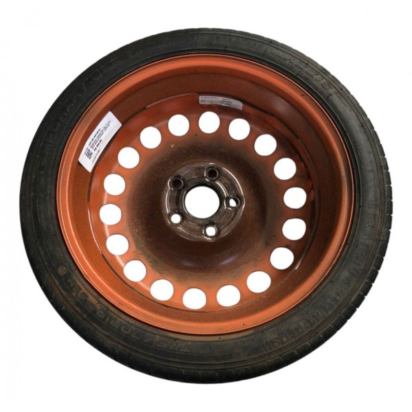 Roda Pneu Estepe Fino Gm Cruze 2017 2018 2019 2020 115/70 R6 Laranja