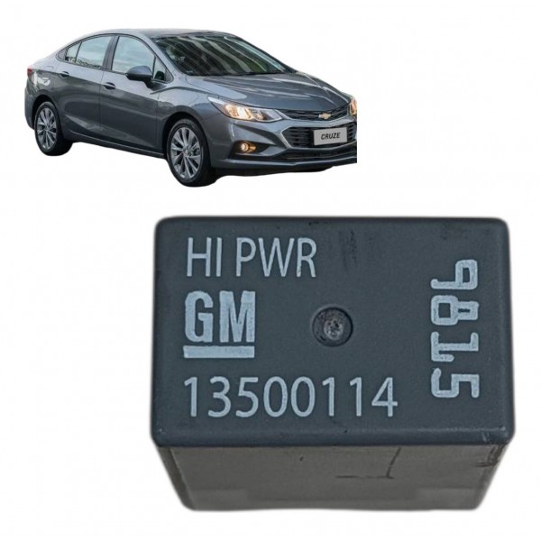 Relé Auxiliar Partida Gm Cruze 4 Pinos 13500114 12v Original