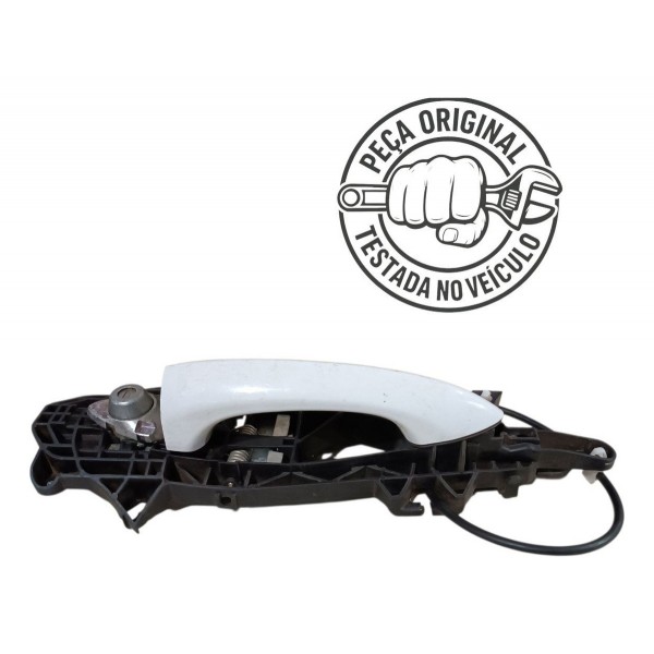 Maçaneta Porta Dianteira Esquerda Gm Cruze 2017 2018 2019 Branco Dianteira