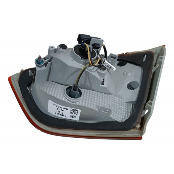 Lanterna Esquerda Tampa Traseira Cruze Sedan 2017 2018 2019 Esquerdo/motorista Vermelho