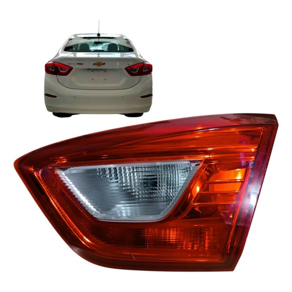 Lanterna Direita Tampa Traseira Cruze Sedan 2017 2018 2019 Direito/passageiro Vermelho