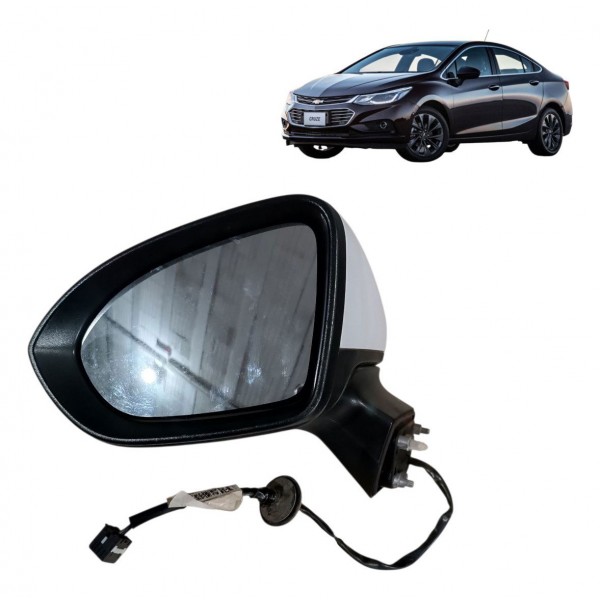Espelho Retrovisor Elétrico Esquerdo Gm Cruze 2017 2018 2019