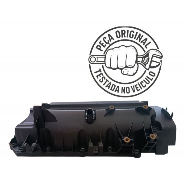 Tampa Valvulas Cabeçote Motor Sandero Logan 1.0 16v 2012 Preto