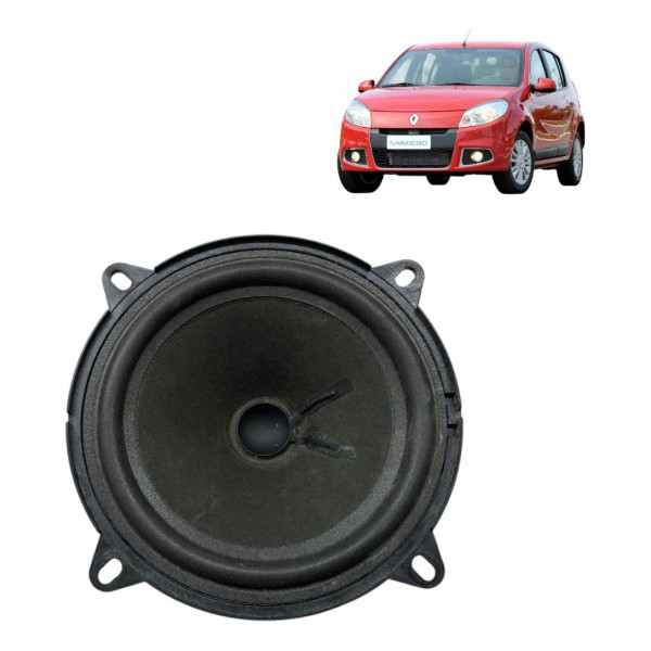 Auto Falante Porta Renault Sandero 2012 Traseira Direita Preto