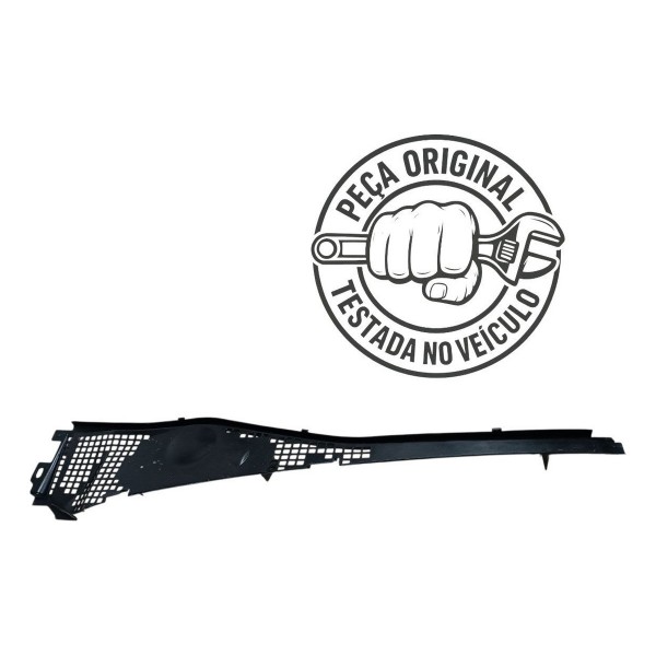 Grade Churrasqueira Parabrisa Sandero 2012 2013 Esquerdo Preto Fosco
