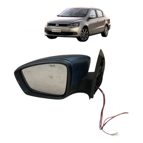 Espelho Retrovisor Esquerdo Vw Gol Voyage G6 G7 Com Pisca