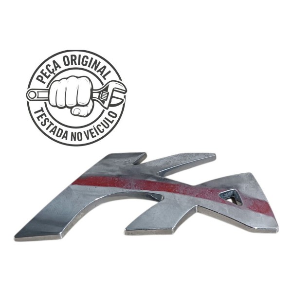 Emblema Logotipo Tampa Porta Malas Ford Ka 2016 2017 2020 Cromado