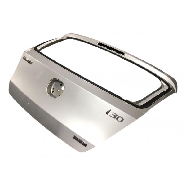 Tampa Traseira Porta Malas Hyundai I30 2009 2010 2011 2012 Prateado