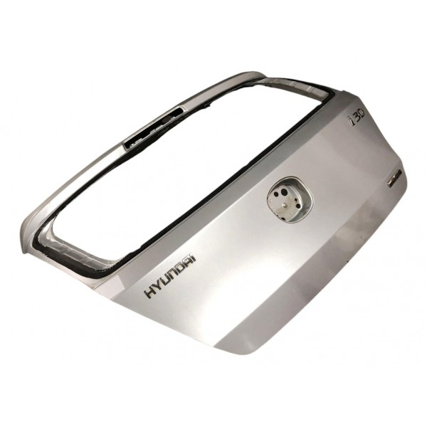 Tampa Traseira Porta Malas Hyundai I30 2009 2010 2011 2012 Prateado