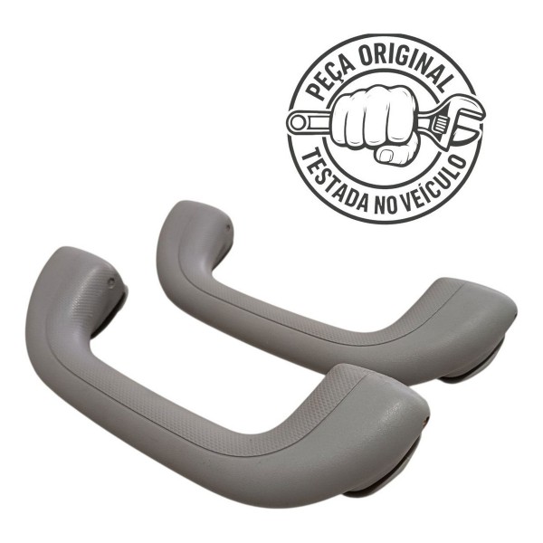 Par Alça Pega Mão Hyundai I30 2009 2010 2011 2012 Cinza