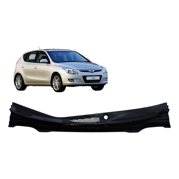 Grade Churrasqueira Para Brisa Hyundai I30 2009 A 2012 Preto Fosco