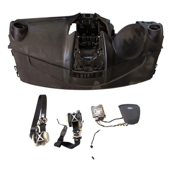 Kit Airbag New Fiesta Mexicano Sedan 1.6 16v 2011 2012 Preto