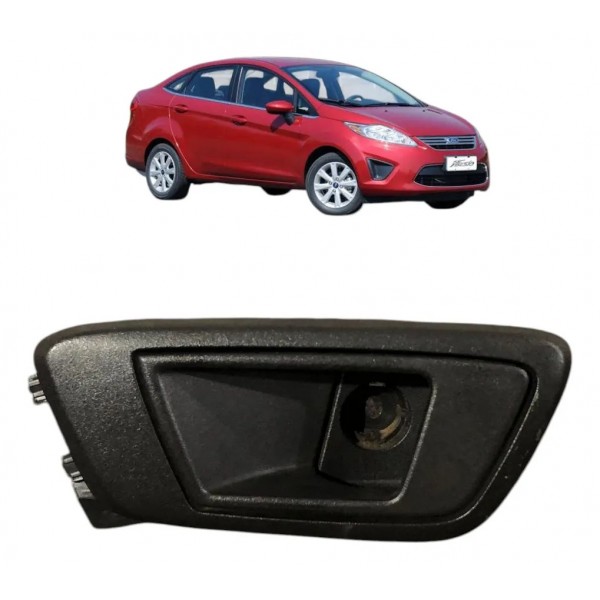 Maçaneta Interna Traseira Esquerda New Fiesta Mex 2011 2012 Preto Traseira