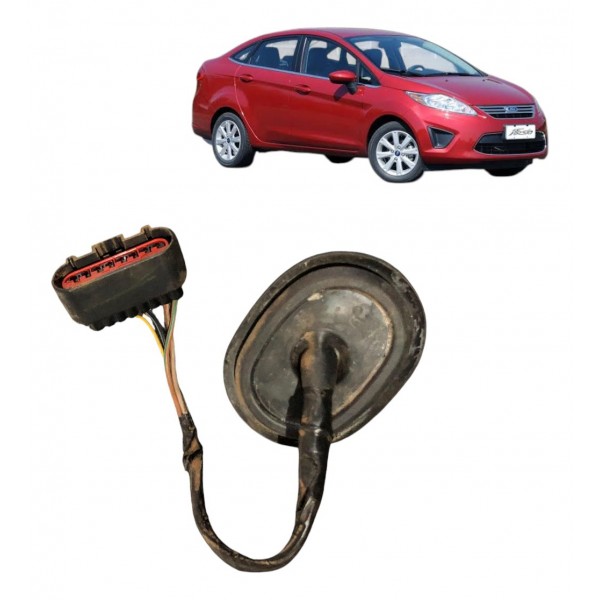 Plug Conector Fechadura Tras Esquerda New Fiesta Mex 2012