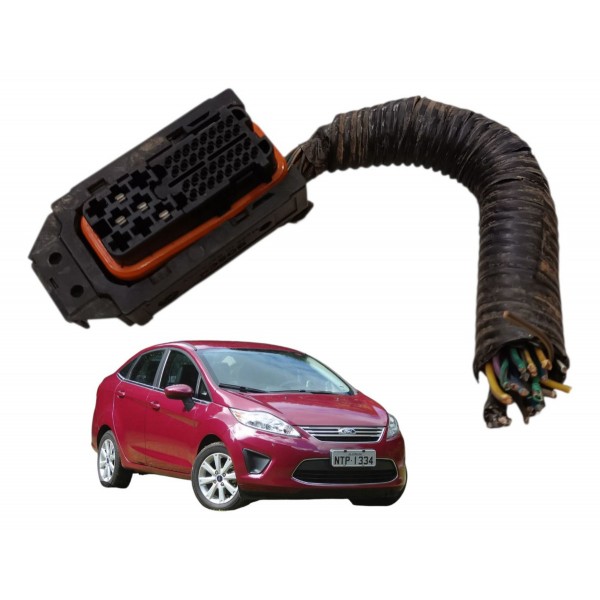 Plug Conector 19 Fios Modulo Injeção New Fiesta Mex 1.6 2012
