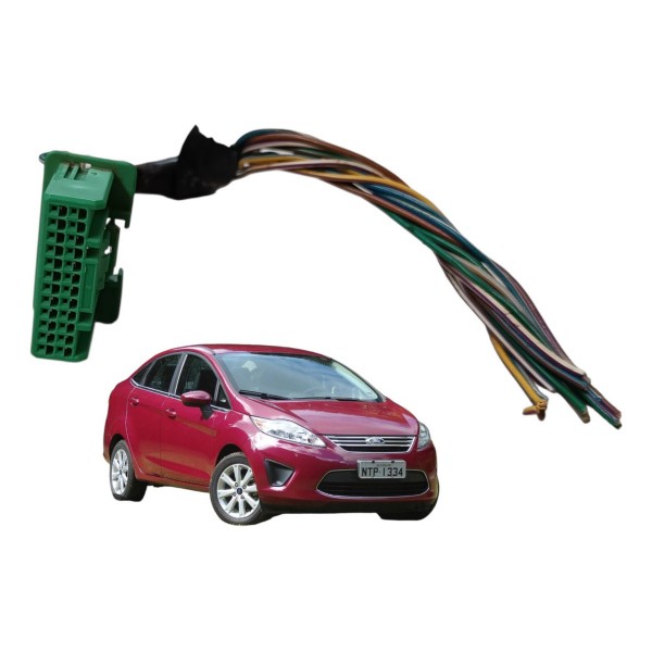 Plug Conector 14 Fios Módulo Central New Fiesta Mex 2012