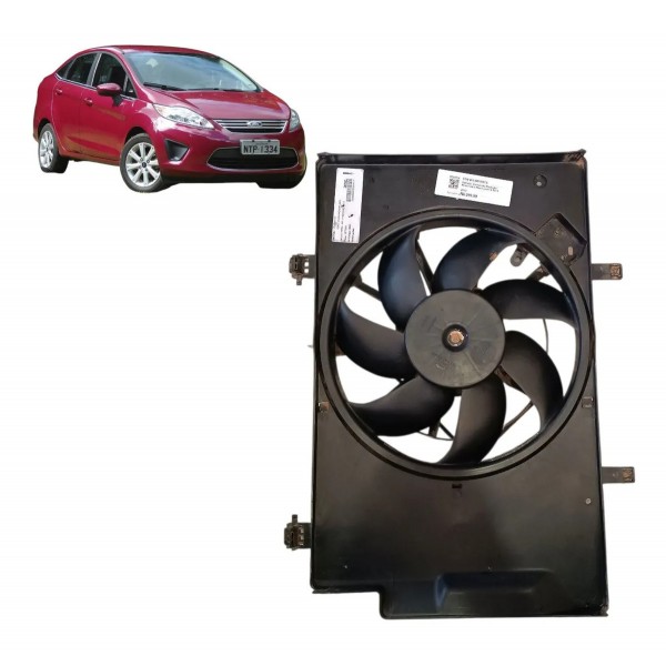 Defletor Ventoinha Radiador New Fiesta Mexicano1.6 2011 2012