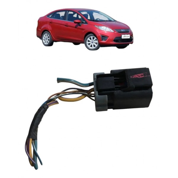 Plug Conector Motor Maq Vidro D.e New Fiesta Mexicano 2012