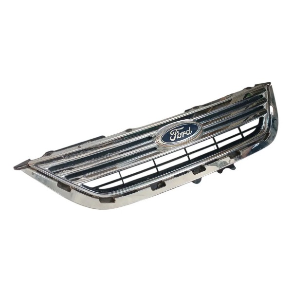 Grade Parachoque Dianteiro New Fiesta Mexicano Sedan 2012 Prateado Brilhante