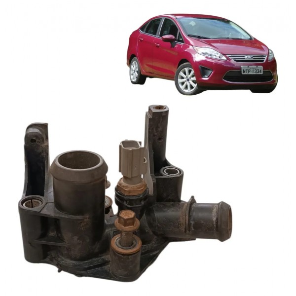 Carcaça Válvula Termostática New Fiesta 1.6 2011 2012