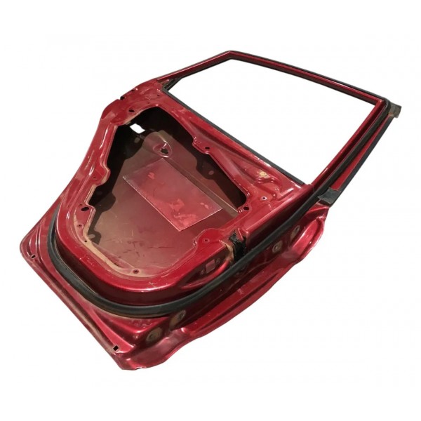 Porta Traseira Esquerda New Fiesta Sedan Mexicano 2012 2019 Traseira Esquerda Vermelho