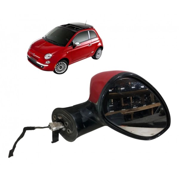 Retrovisor Direito Fiat 500 2012 2013 2014 2015 Elétrico
