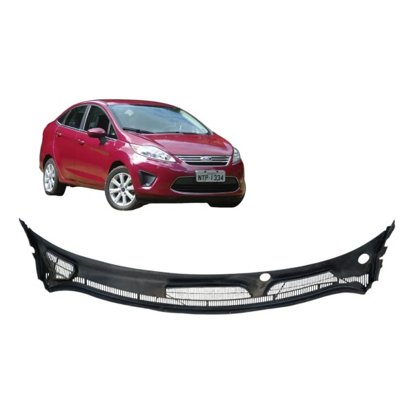 Grade Churrasqueira Parabrisa New Fiesta Mexicano 2011 2012 Preto Fosco