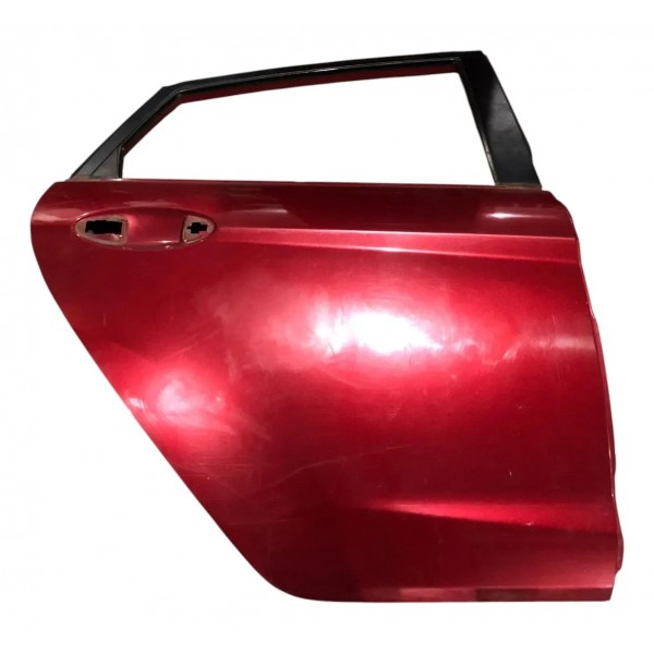 Porta Traseira Direita New Fiesta Sedan Mexicano 2012 2019 Traseira Direita Vermelho