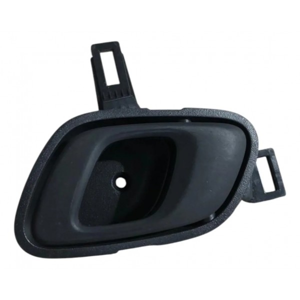 Maçaneta Interna Diant. Esquerda Renault Kwid 2019 2020 2022 Preto Dianteira