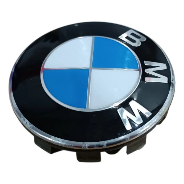 Miolo Calota Central Roda Bmw 320i 2013 2014 2015 2016 Origi Prateado