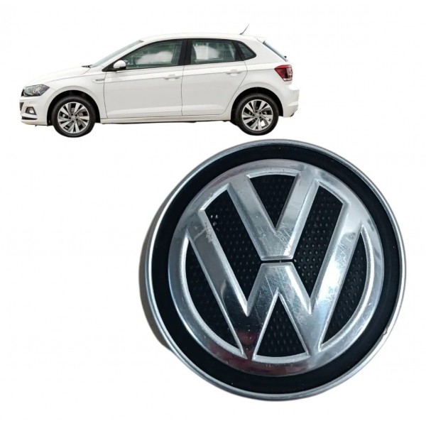 Miolo Calota Central Roda Volkswagen Gol Voyage 2017 2018 Prateado