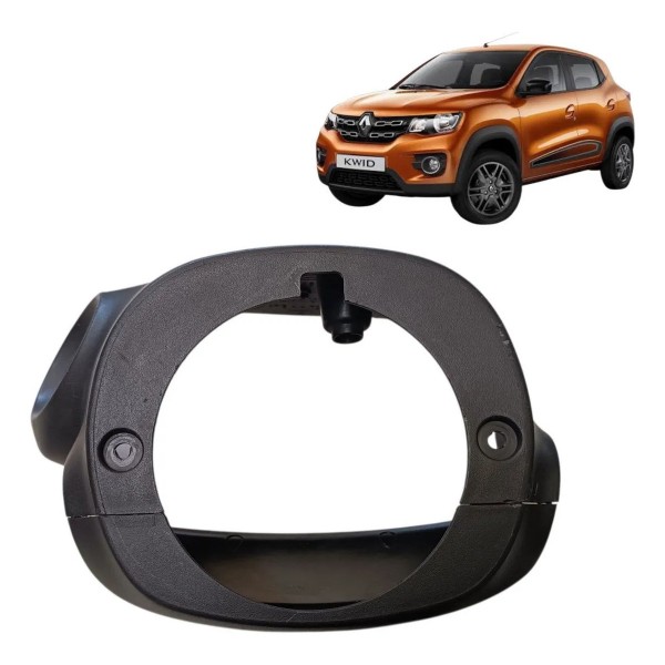 Moldura Coluna Direção Renault Kwid 2019 2020 2021 2022 Preto