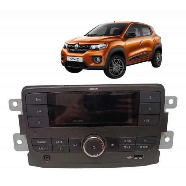 Radio Multimidia Renault Kwid 2018 2019 2021 2020 2022 Orig Preto