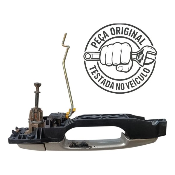 Maçaneta Externa Dianteira Esquerda Corolla Xli 2003 A 2008 Prateado Dianteira