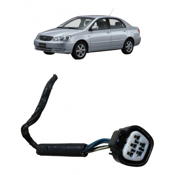 Plug Conector Motor Limpador Toyota Corolla Xli 2003/2008