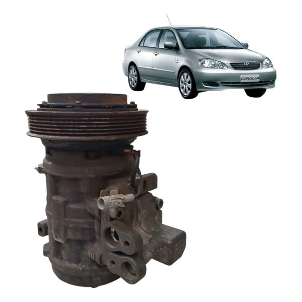 Compressor Ar Condicionado Toyota Corolla Xli 1.6 2003/2008