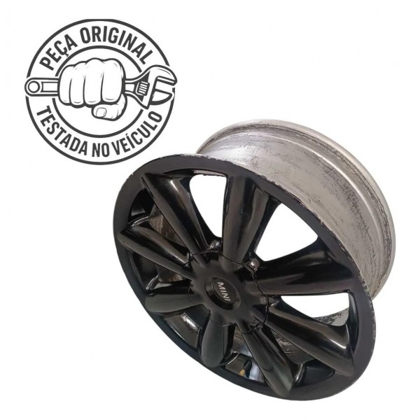 Roda Avulsa Aro 18 Mini Original Cooper Countryman S Preto  Preto