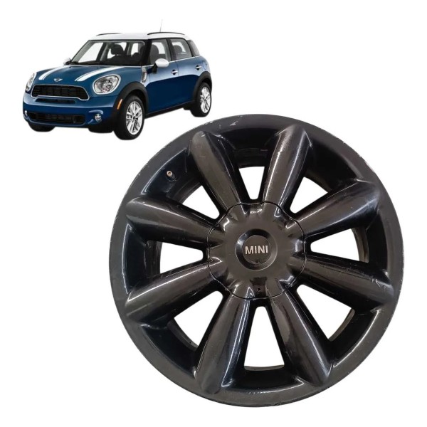 Roda Avulsa Aro 18 Mini Original Cooper Countryman S Preto   Preto