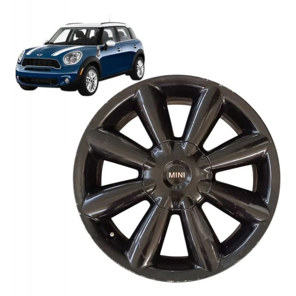 Roda Avulsa Aro 18 Mini Original Cooper Countryman S Preto  Preto