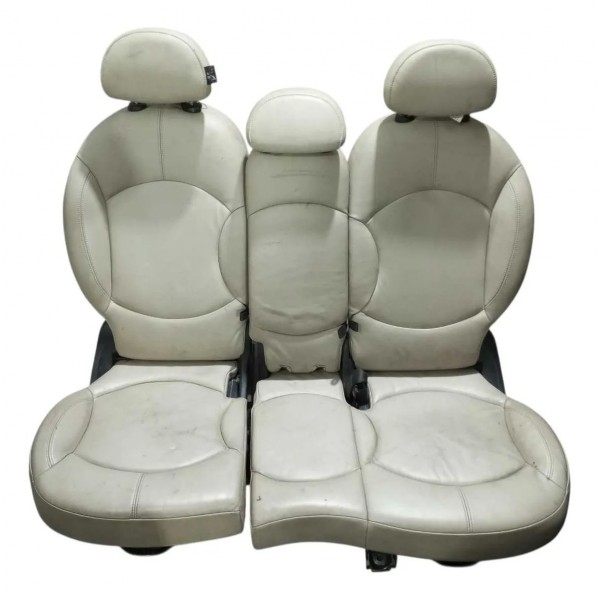 Jogo Banco Couro Bege Mini Cooper Countryman 4 Portas 2013  Creme